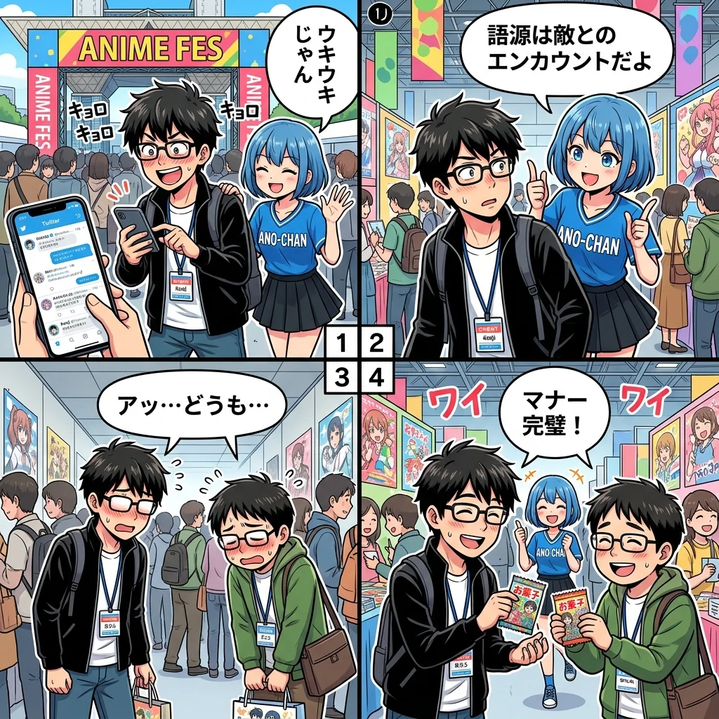 【4コマ漫画】「エンカ」の意味と当日のマナー