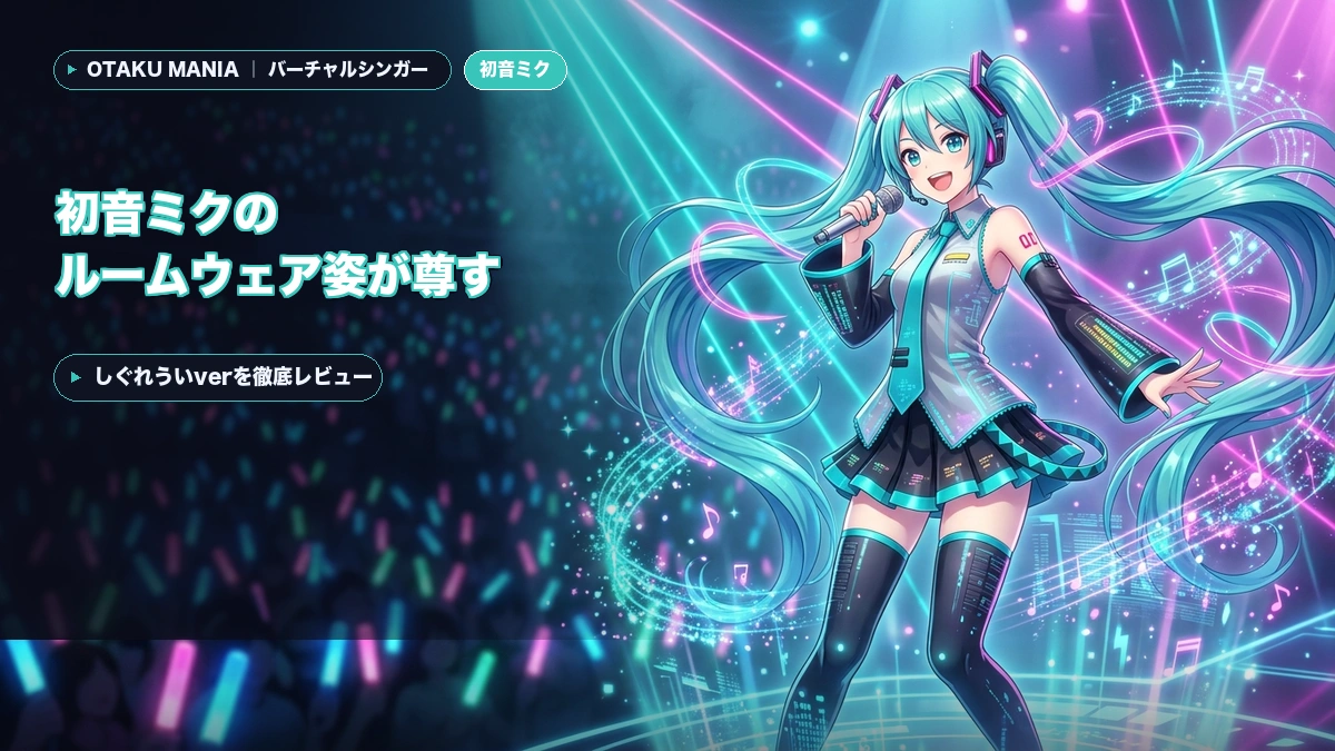 初音ミクのルームウェア姿が尊すぎる!しぐれういverを徹底レビュー