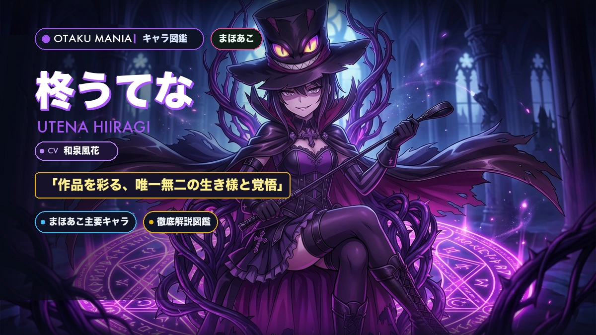柊うてなプロフィール！マジアベーゼ覚醒とまほあこ声優まとめ