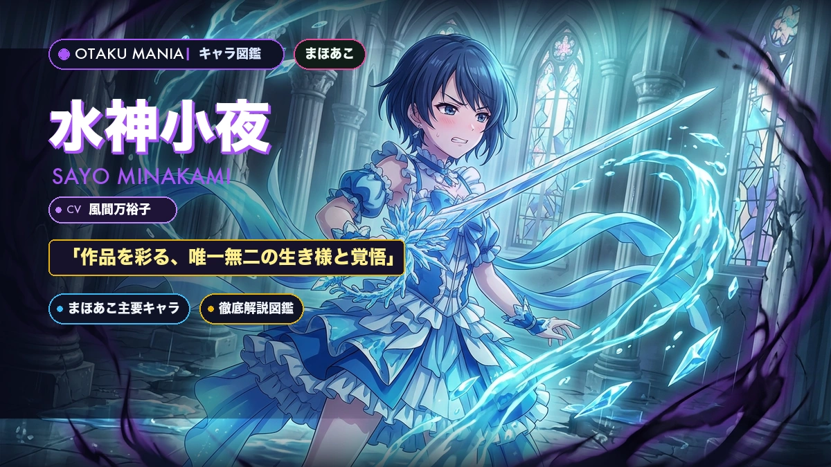 水神小夜プロフィール！マジアアズール屈服とまほあこ声優まとめ