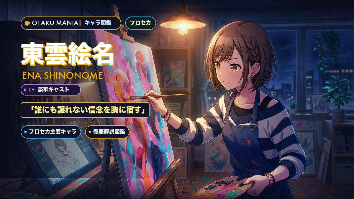 東雲絵名プロフィール！プロセカえななんの絵画葛藤と代表曲図鑑
