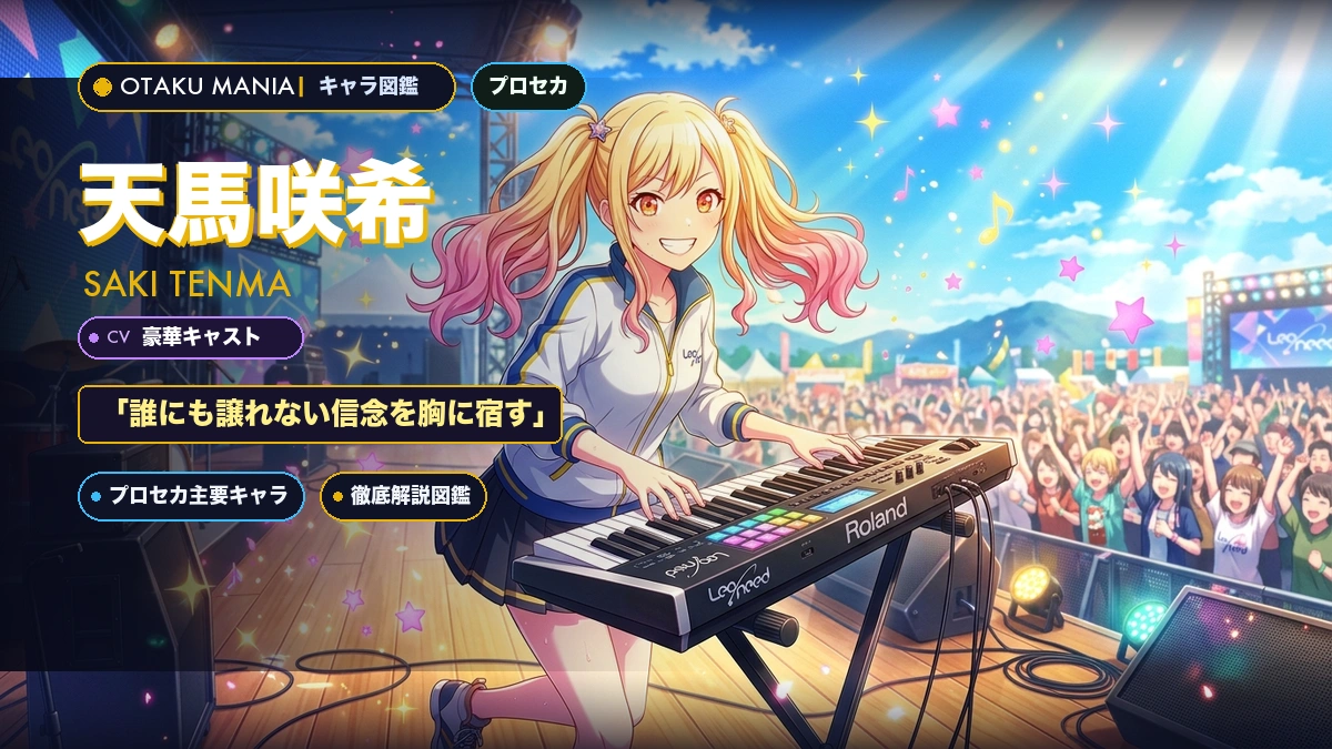 天馬咲希プロフィール！プロセカレオニキーボードの太陽と幼馴染愛