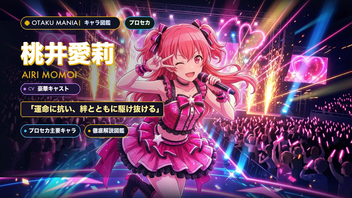 桃井愛莉プロフィール！プロセカ譲れないアイドル魂とツンデレ魅力
