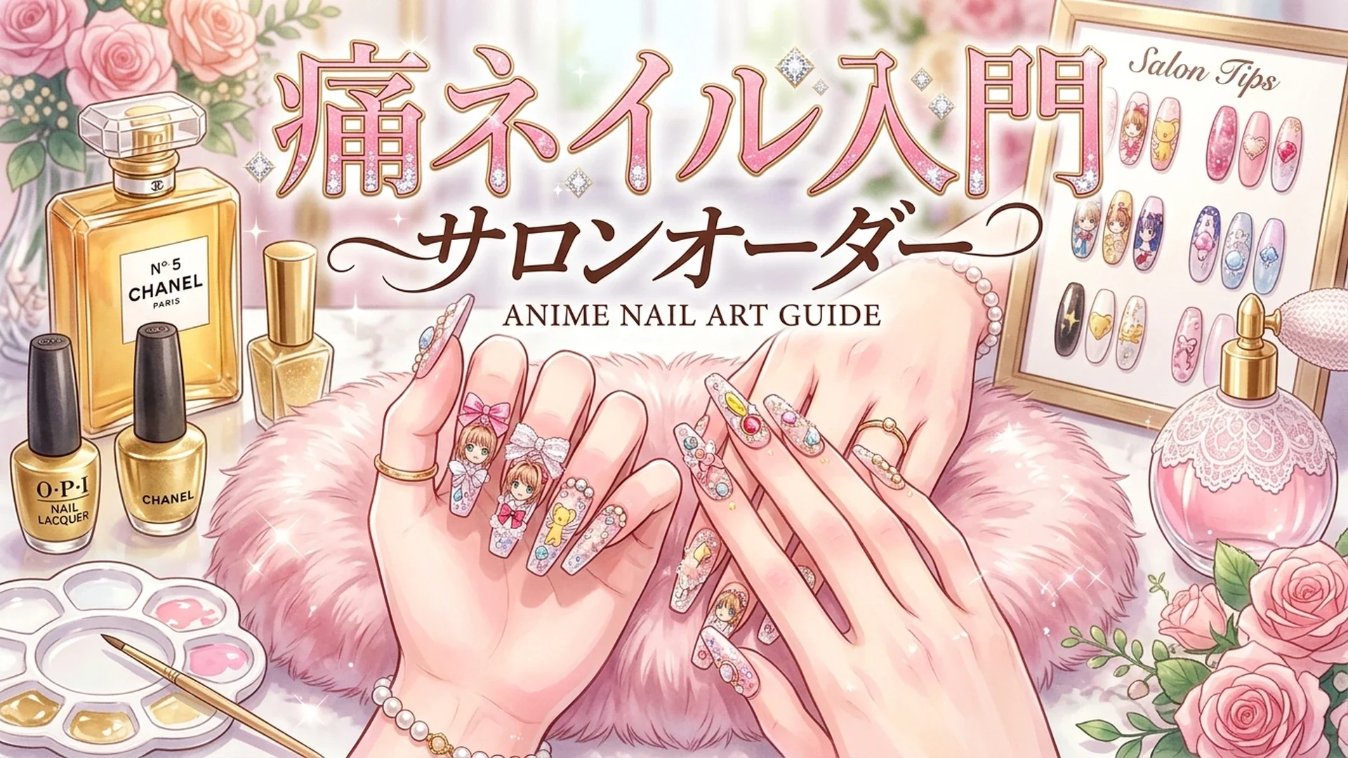 【痛ネイル入門】サロンでのオーダー・頼み方完全ガイド！初めての推し爪