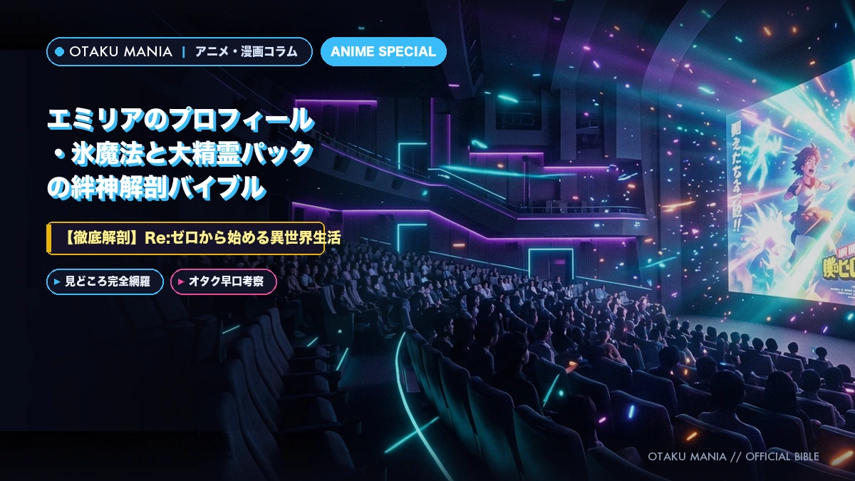 エミリアプロフィール！リゼロ氷魔法と大精霊パックの絆まとめ