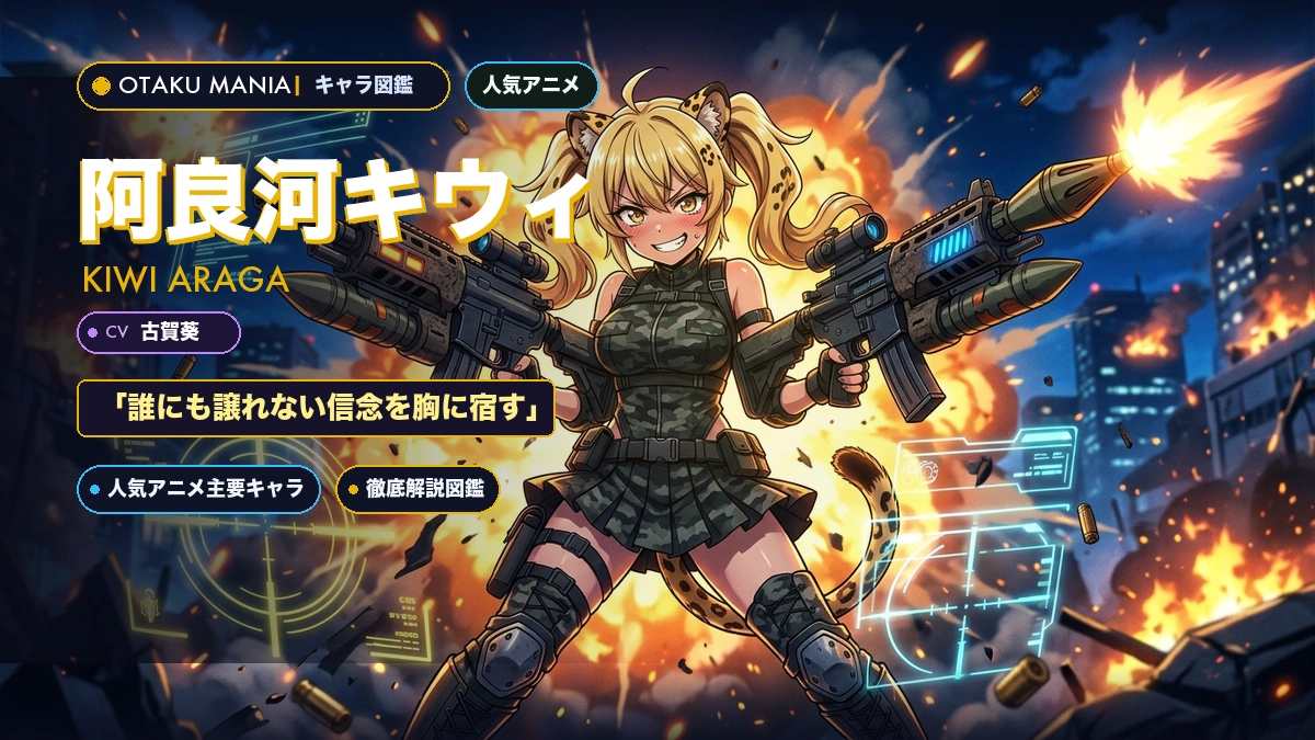 阿良河キウィプロフィール！まほあこレオパルトの狂気と名言