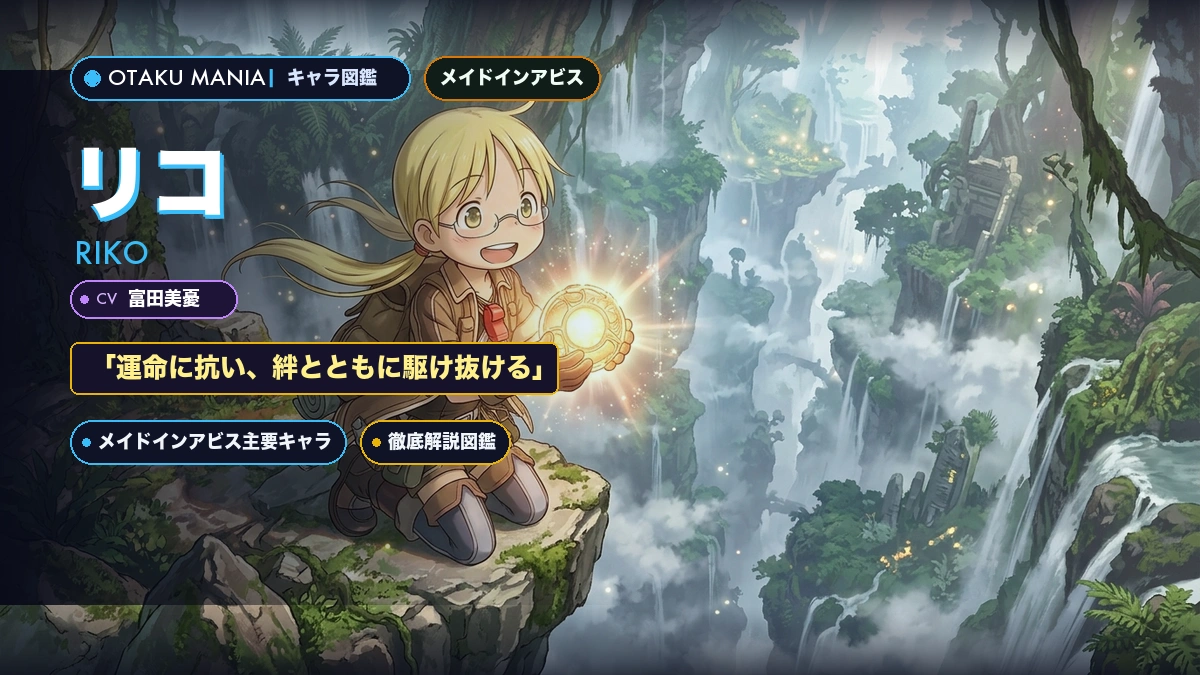 リコプロフィール！メイドインアビス白笛子供達の目と探窟魂まとめ