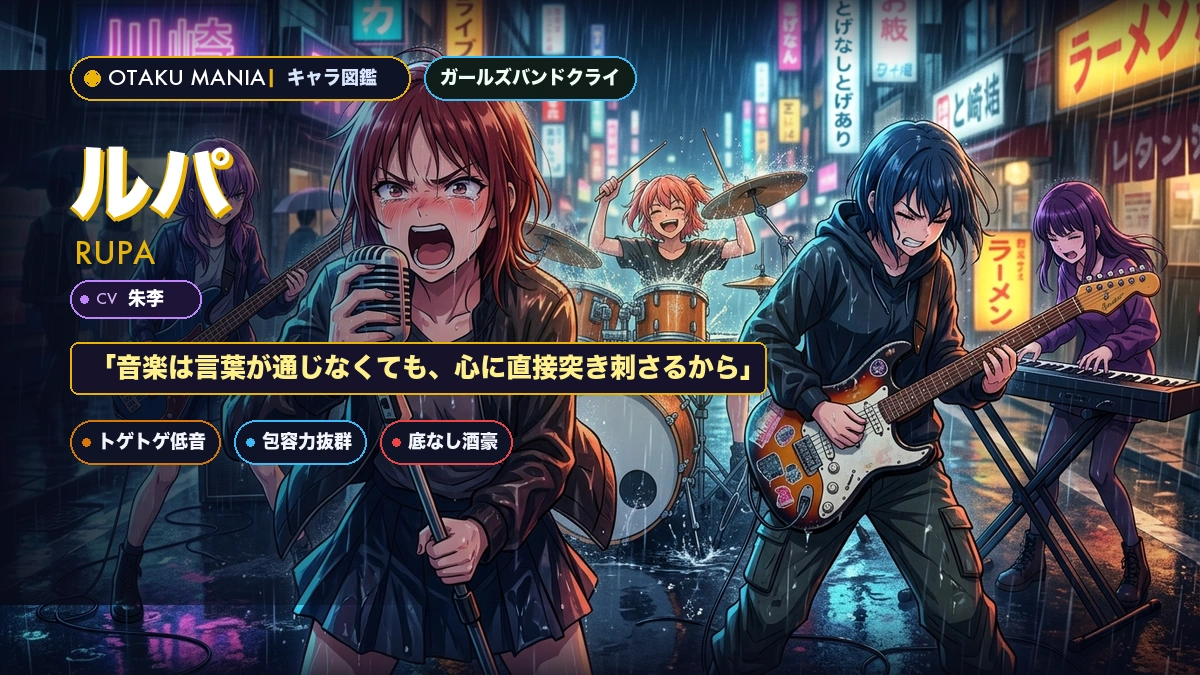 ルパ公式プロフィール！ガルクラ南米系ベーシストの魅力と名言まとめ
