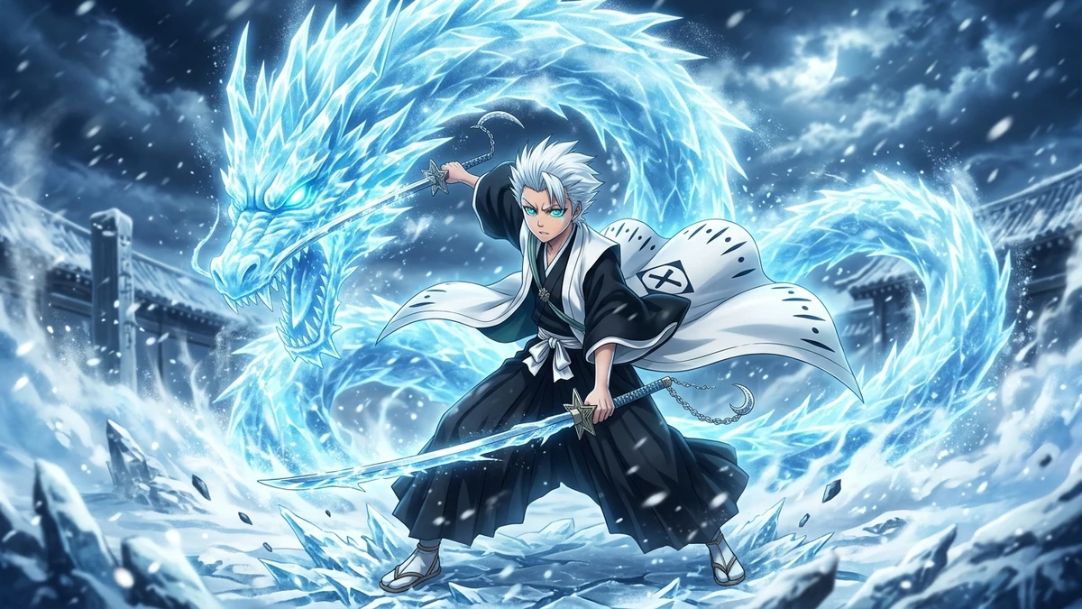 日番谷冬獅郎プロフィール！氷輪丸と完成された大紅蓮氷輪丸の強さ