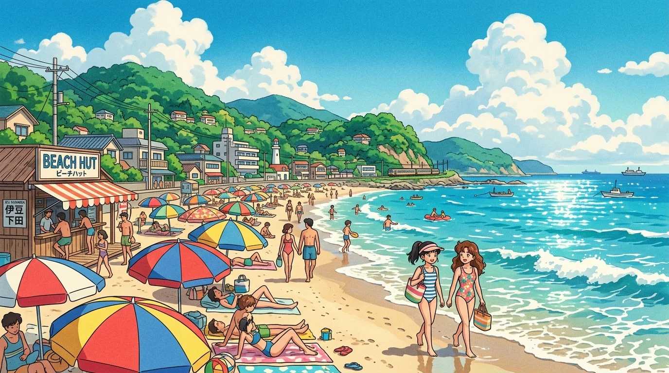コナン水着神回まとめ！伊豆海水浴場と園子の危ない夏物語解説