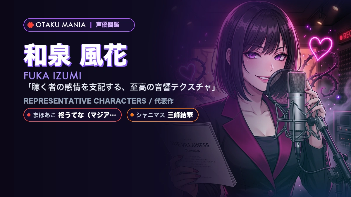 【和泉風花】柊うてなや三峰結華！『まほあこ』の代表作キャラ