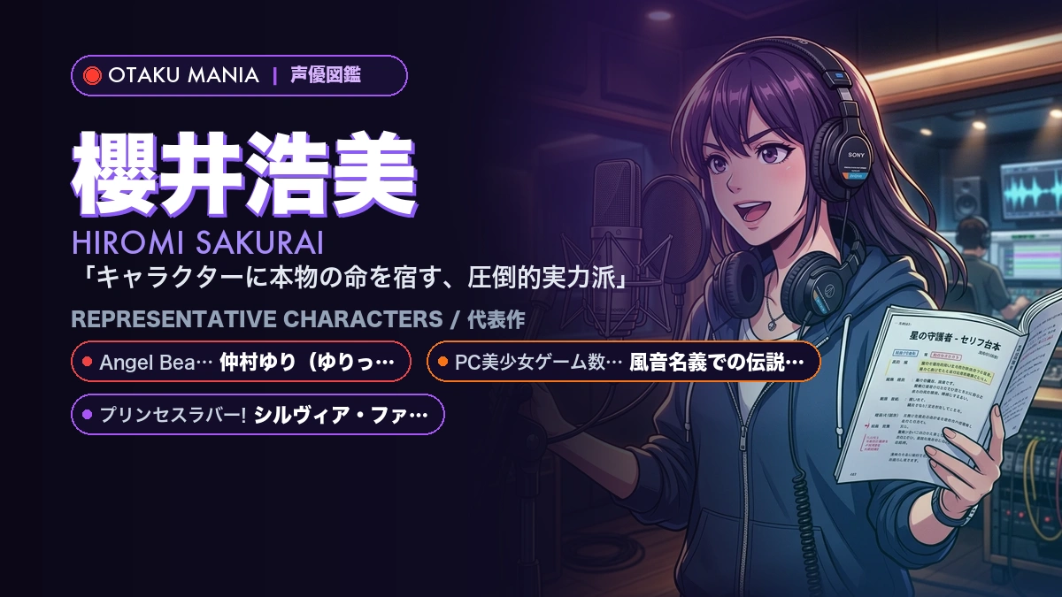 【櫻井浩美】仲村ゆりやシルヴィア！『AB!』の代表作キャラ