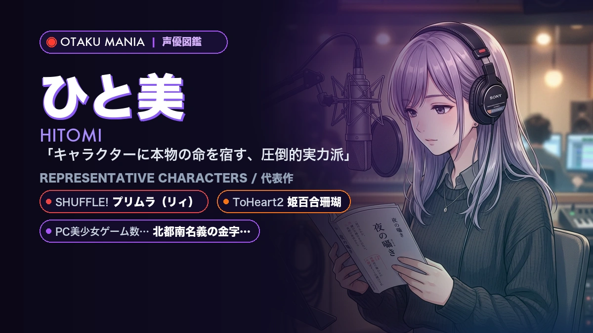 【ひと美】プリムラや珊瑚の代表作！『SHUFFLE』『TH2』
