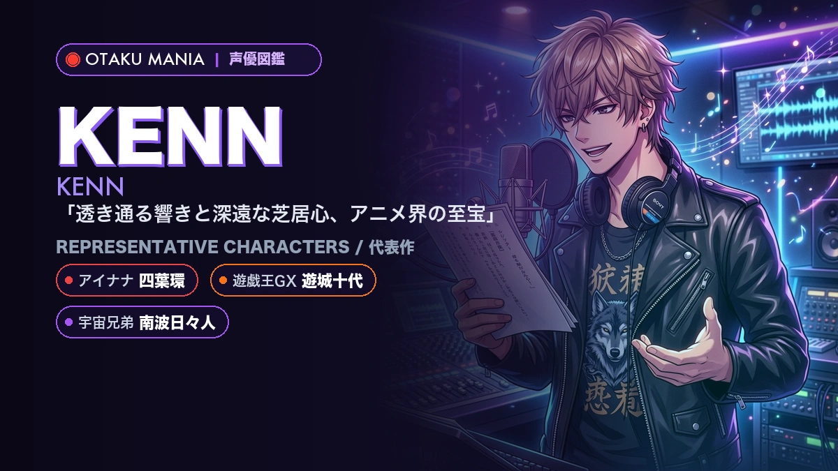 【KENN】四葉環や遊城十代！『アイナナ』『遊戯王』代表作