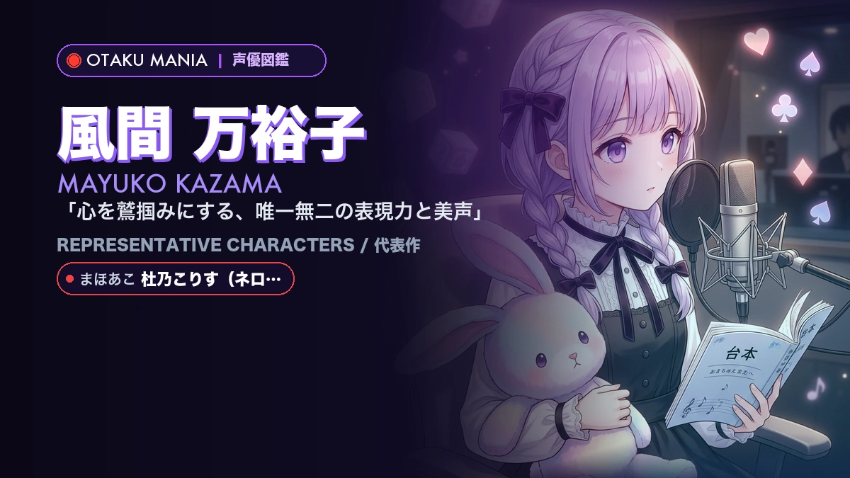 【風間万裕子】杜乃こりすの代表作キャラ！『まほあこ』出演作まとめ