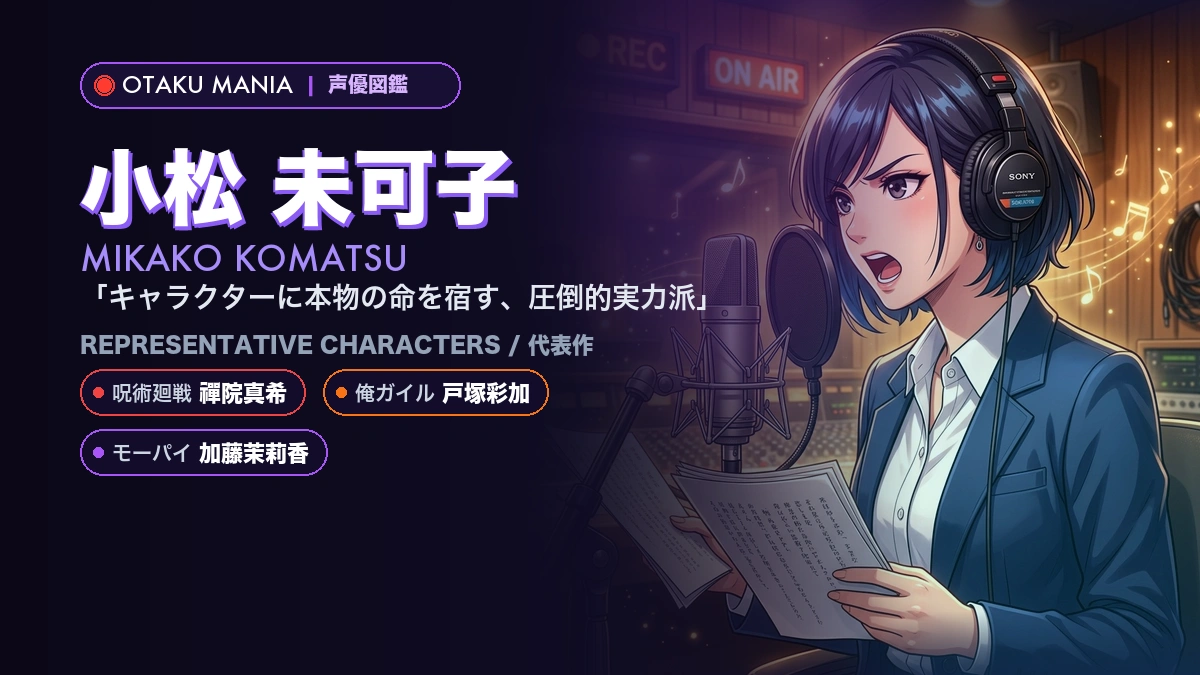 【小松未可子】禪院真希やトツカ！『呪術廻戦』代表作