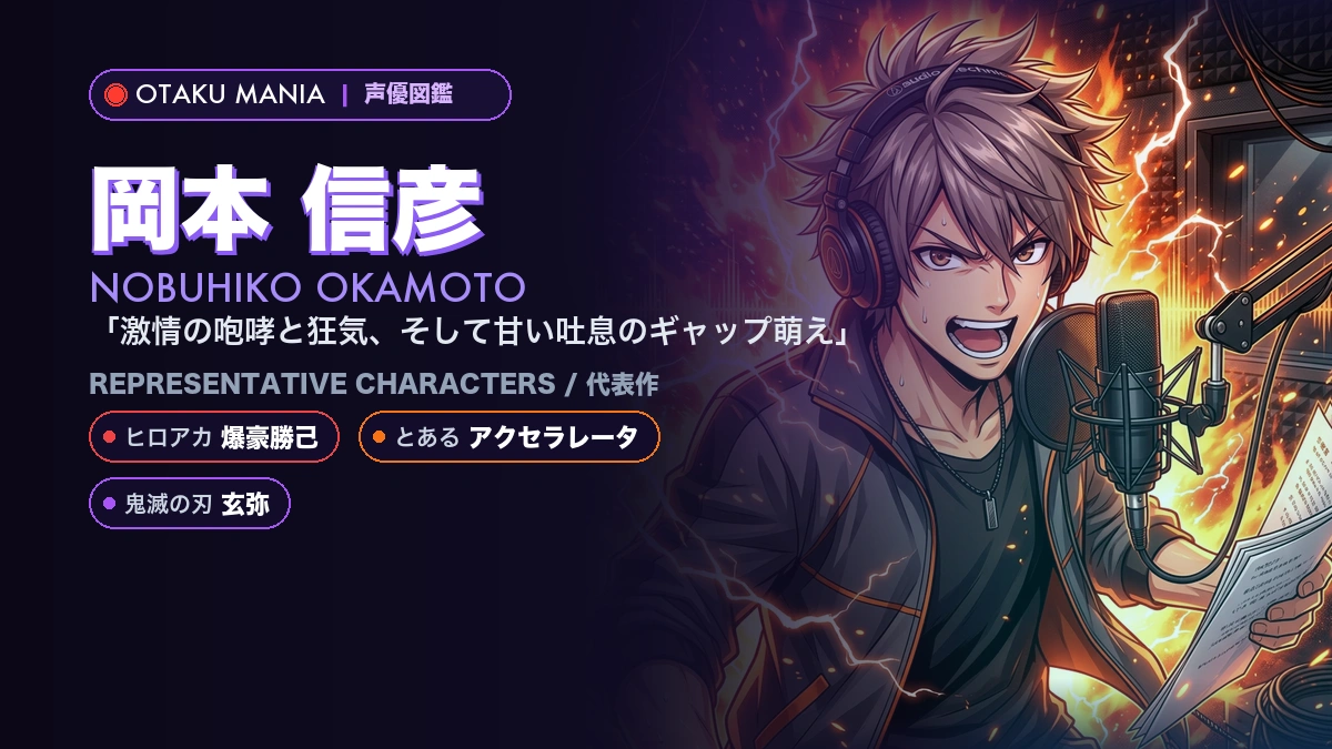 【岡本信彦】爆豪勝己やアクセラレータ！『ヒロアカ』『とある』