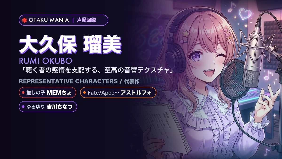 【大久保瑠美】MEMちょやアストルフォ！『推しの子』代表作