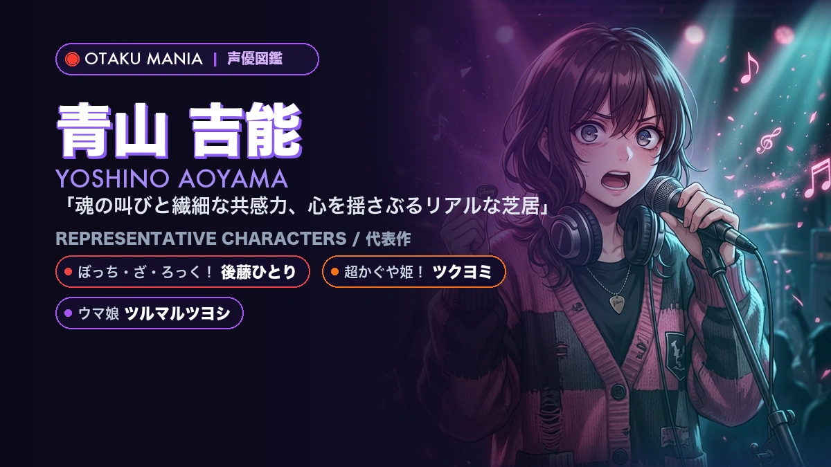 【青山吉能】後藤ひとり役の代表作！『ぼっち・ざ・ろっく！』