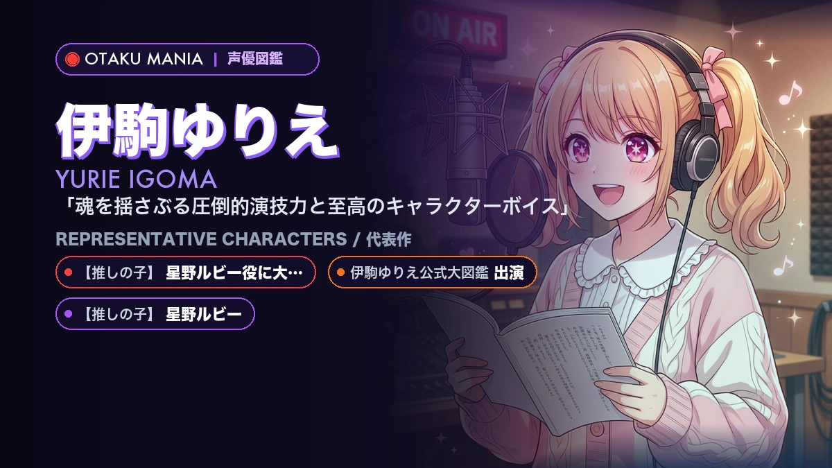 【伊駒ゆりえ】星野ルビーやめい！『【推しの子】』代表作