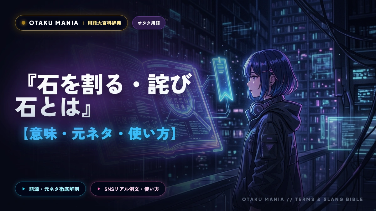 【石を割る・詫び石とは】意味や元ネタ！ソシャゲ用語を徹底解説