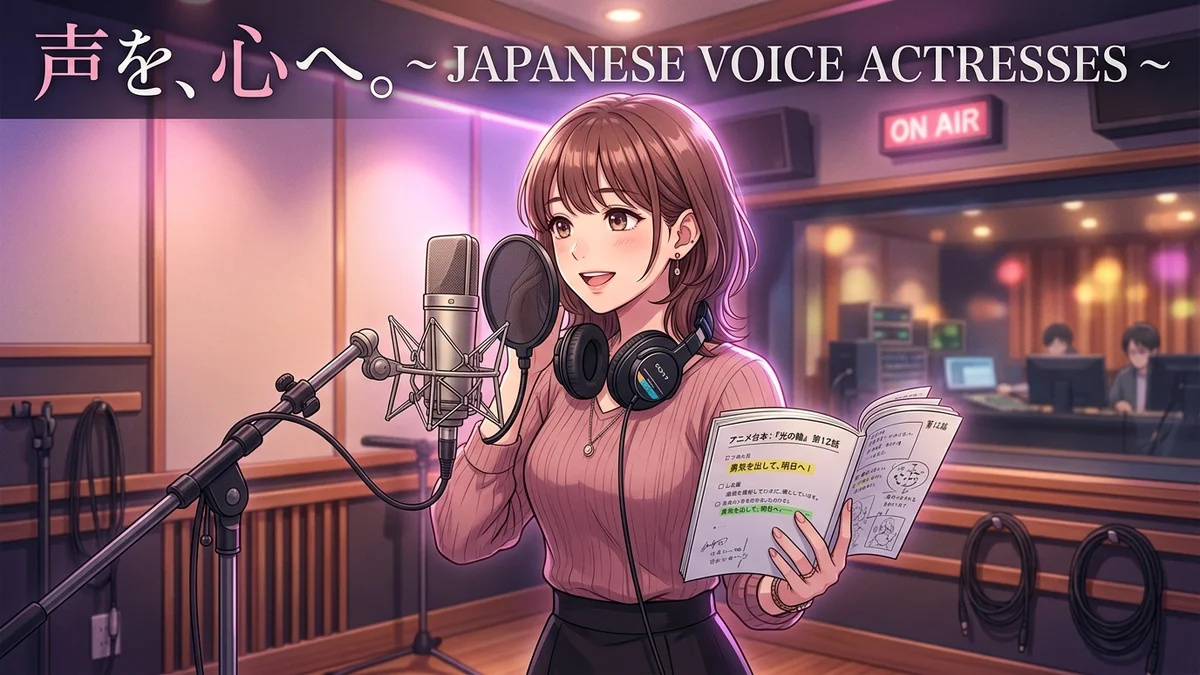 女性声優の人気代表作と声質タイプ別一覧！推しの尊い神演技バイブル