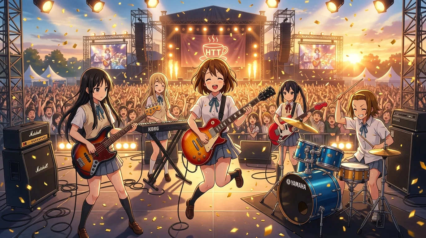 【けいおん！】アニメ見る順番！1期・2期・劇場版・番外編の時系列まとめ