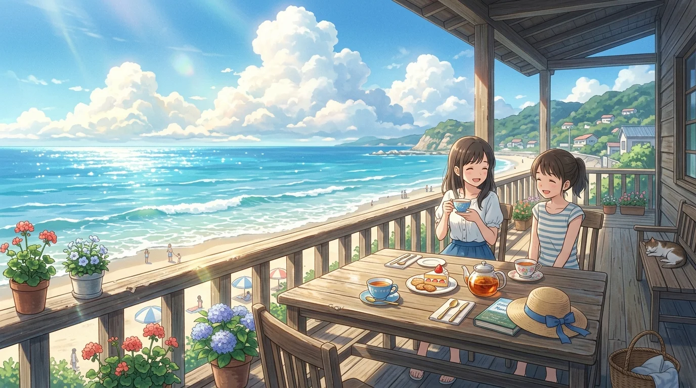 けいおん水着神回まとめ！合宿海辺シーンと唯澪たちの水着何話解説