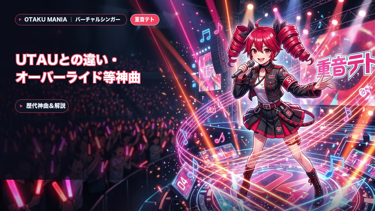 【重音テトSV】UTAUとの違い・オーバーライド等神曲解説