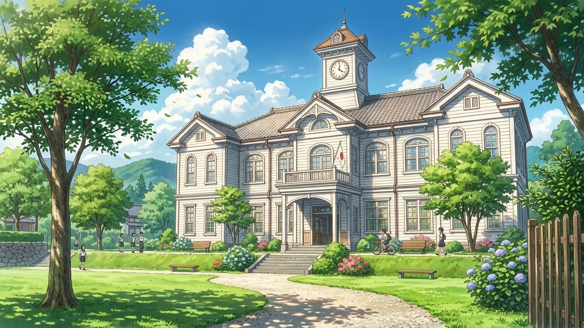 【けいおん聖地巡礼】豊郷小旧校舎・部室・講堂ステージマップ