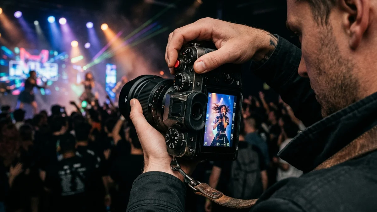 ライブ撮影のカメラ設定!暗い会場で推しがブレずに写る暗所設定術