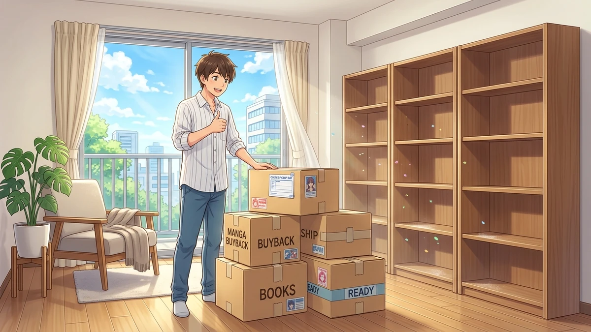 【漫画 買取 おすすめ】詰めて送るだけ！高額宅配買取5社徹底比較