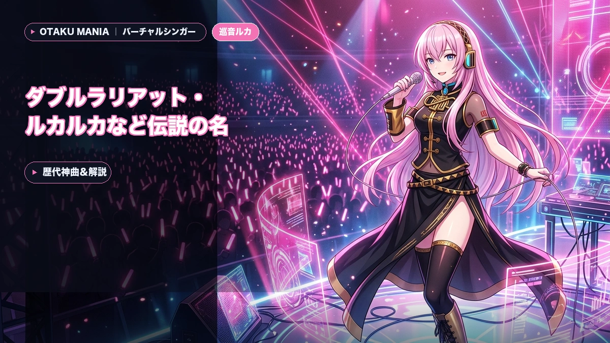 【巡音ルカ神曲15選】ダブルラリアット・ルカルカなど伝説の名曲まとめ