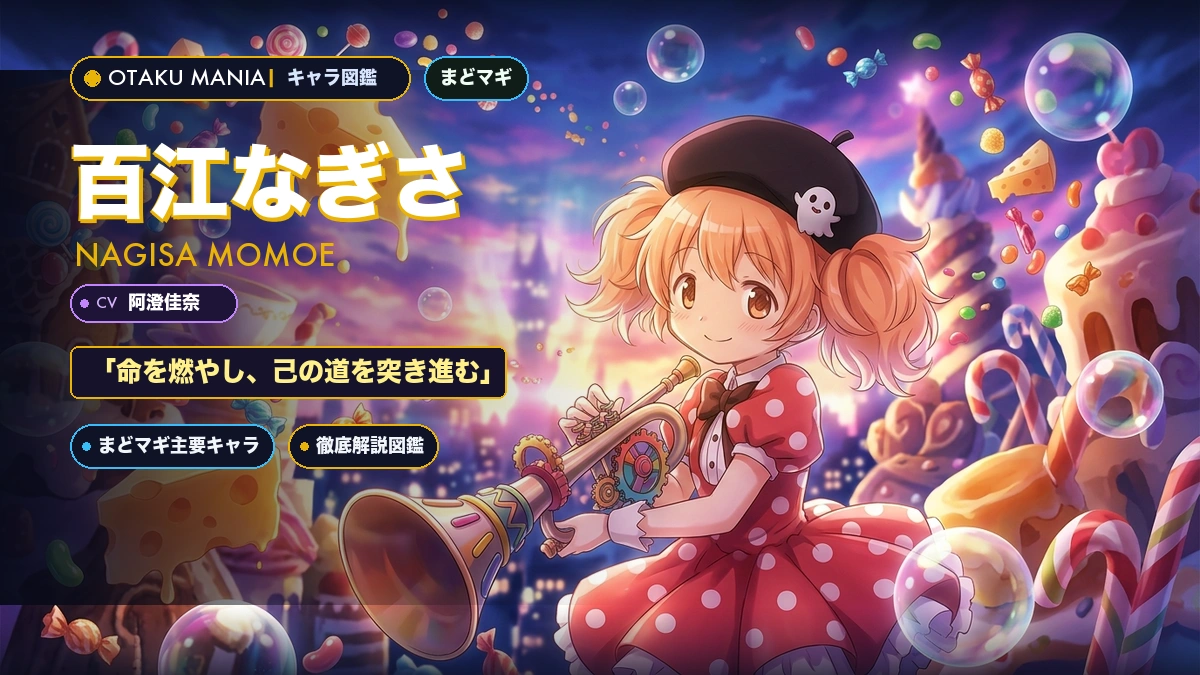 百江なぎさプロフィール！まどマギお菓子の魔女シャルロッテの願い