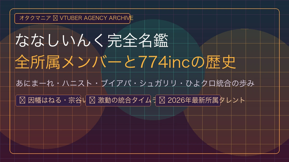 ななしいんく（774inc.） アイキャッチ