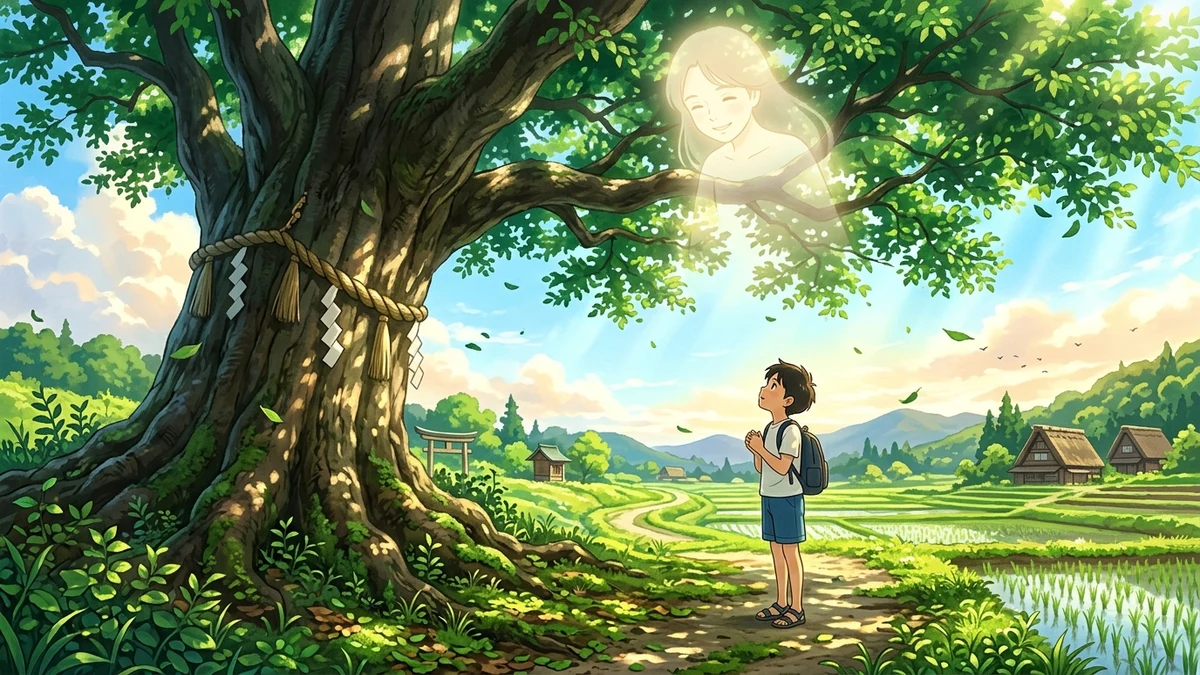 夏目友人帳3期4話の木の上の妖怪と夏目の切なさに流す涙