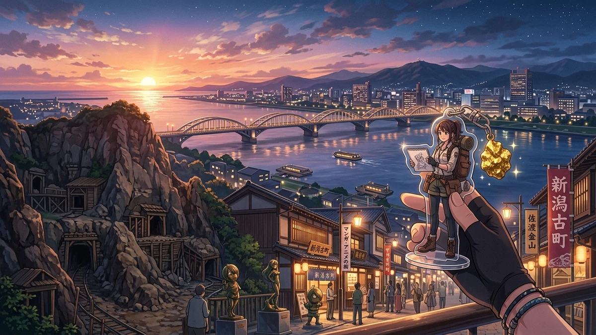 【新潟】アニメ聖地巡礼＆オタク旅マップ！マンガの街古町・佐渡巡回