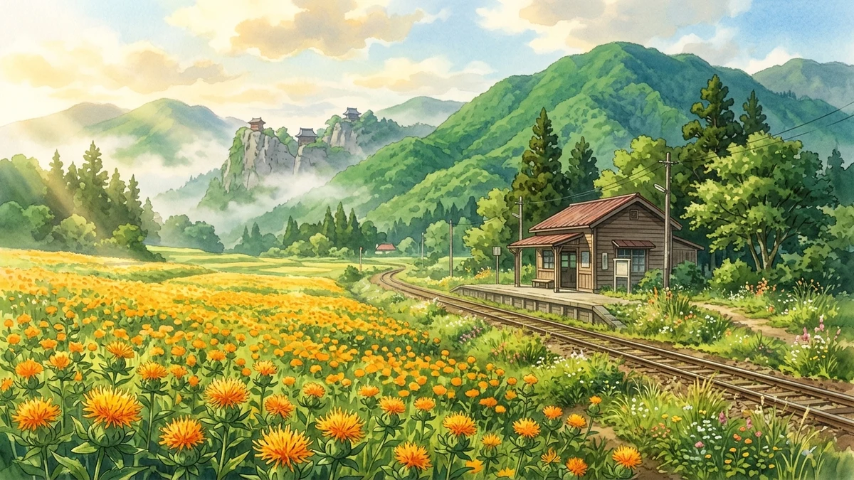 ãããã²ã§ãœããœãèå°å·¡ç€Œã山圢é«ç¬å®å
šèžç ŽïŒJRé«ç¬é§
ã»çŽ
è±çã»ãã·ãªã®è»å
èªããã±å°ãã€ãã«