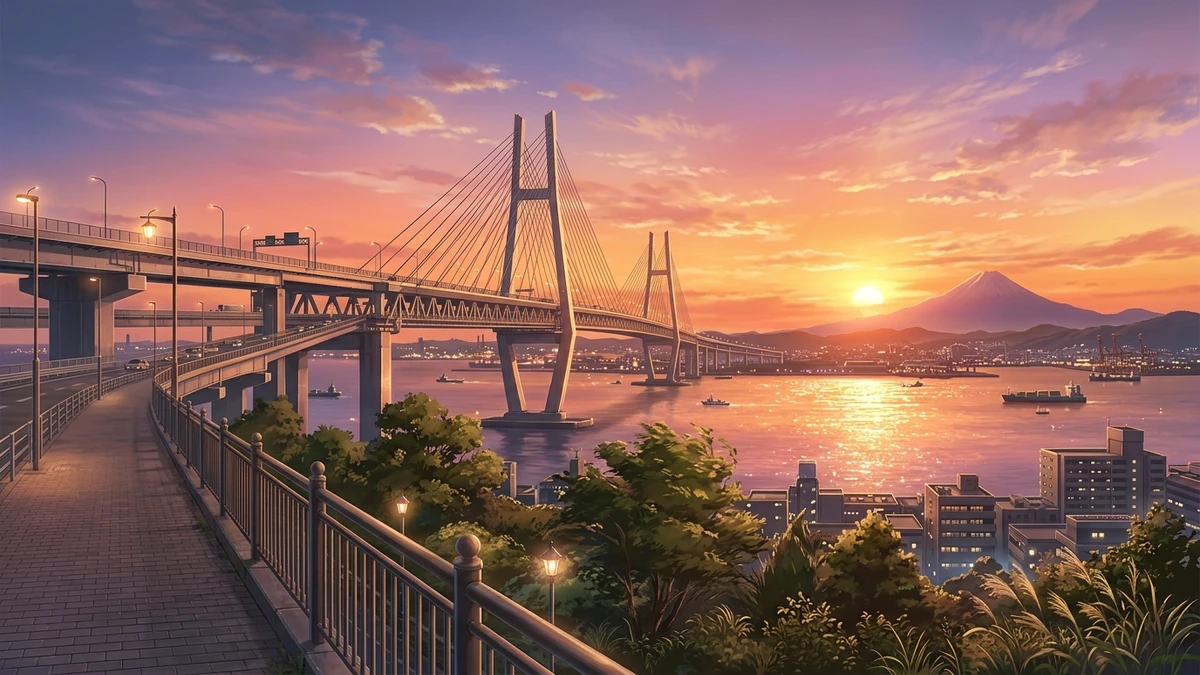 【俺ガイル聖地巡礼】美浜大橋・稲毛海岸・千葉ポートタワー