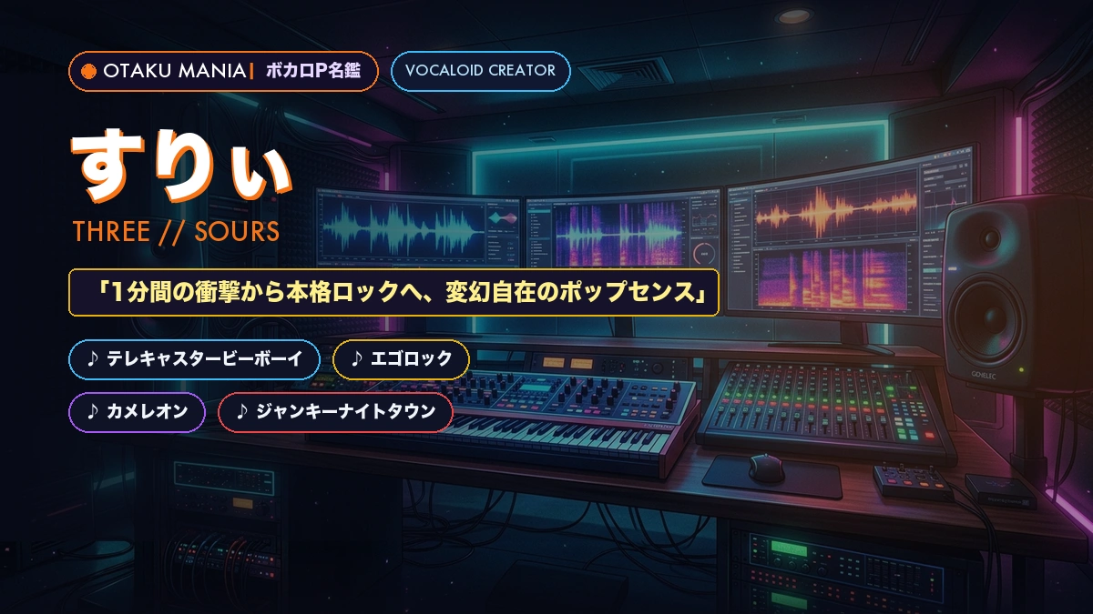 【ボカロP】すりぃ名鑑！『テレキャスタービーボーイ』高速ロックまとめ