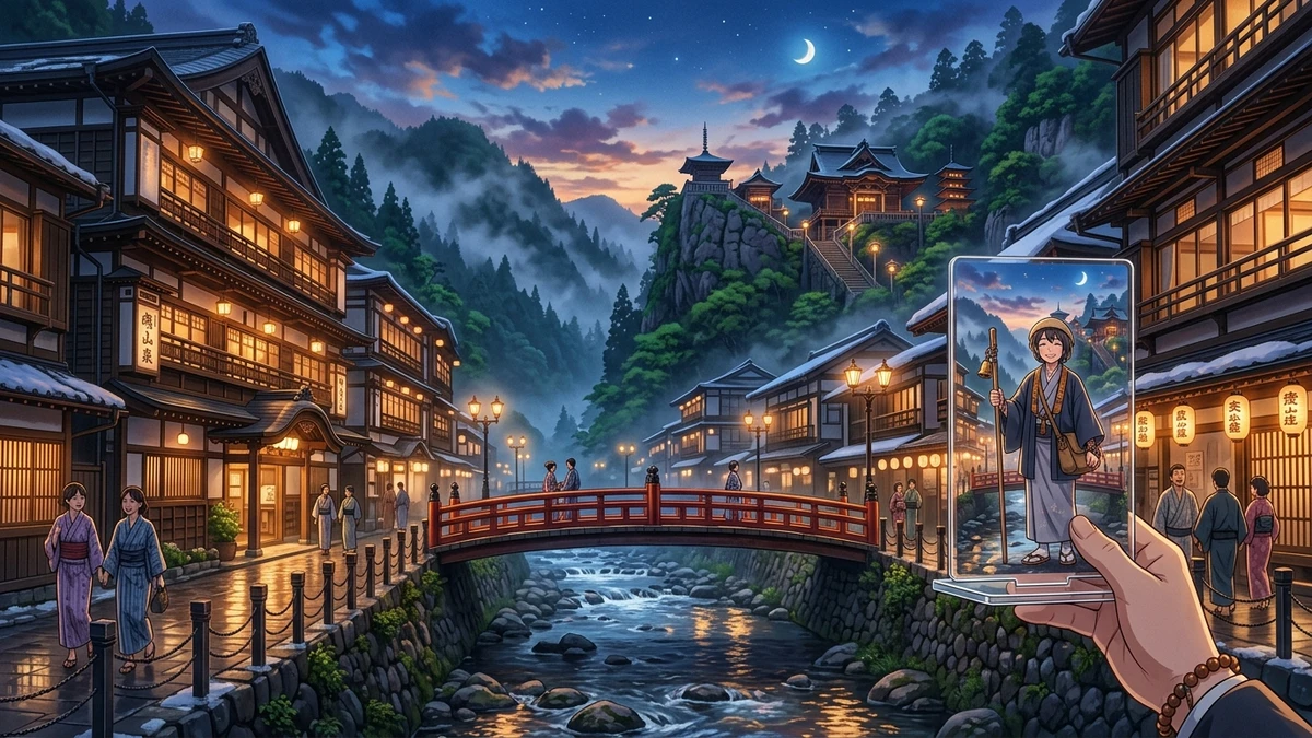 【山形】アニメ聖地巡礼＆オタク旅マップ！おもひでぽろぽろ・銀山温泉