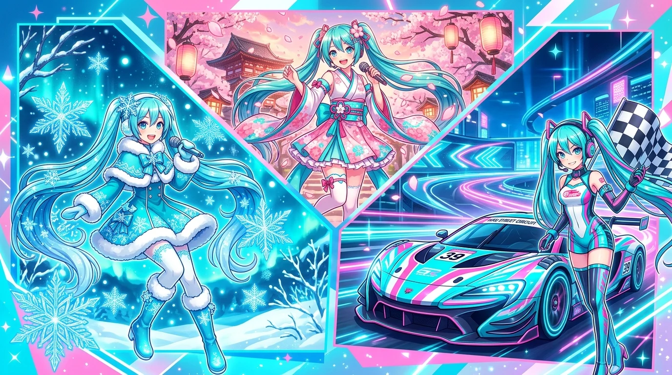 雪ミク・桜ミク・派生キャラクターとマジカルミライ