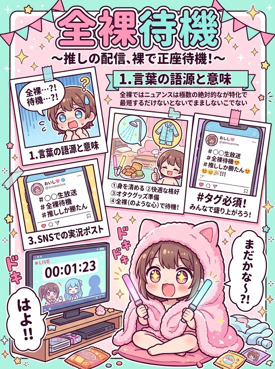 全裸待機の意味と元ネタAA!正座待機との違いや由来解説の重要ポイント図解まとめ
