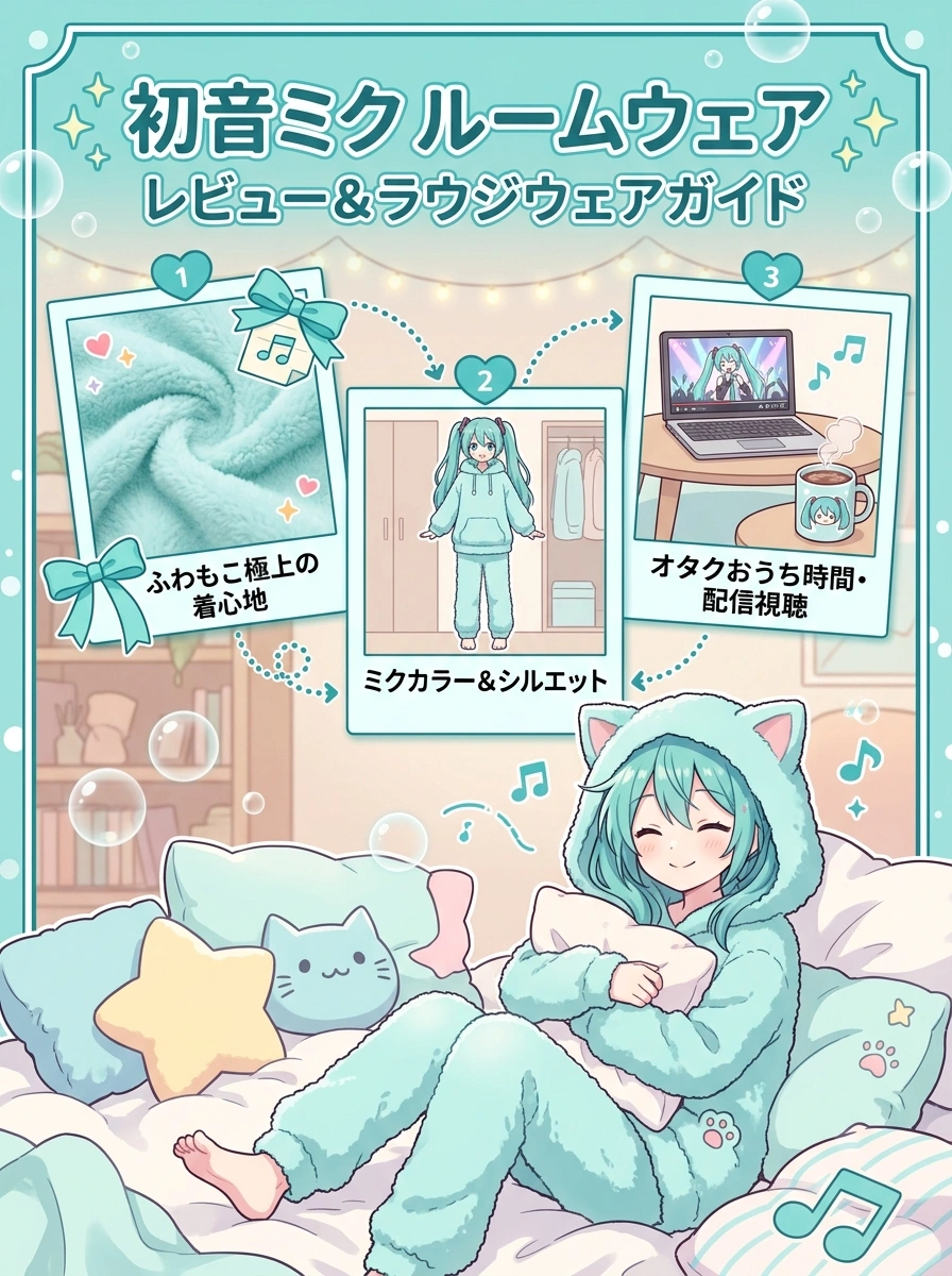 初音ミクのルームウェア姿が尊すぎる！しぐれういverを徹底レビューの重要ポイント図解まとめ