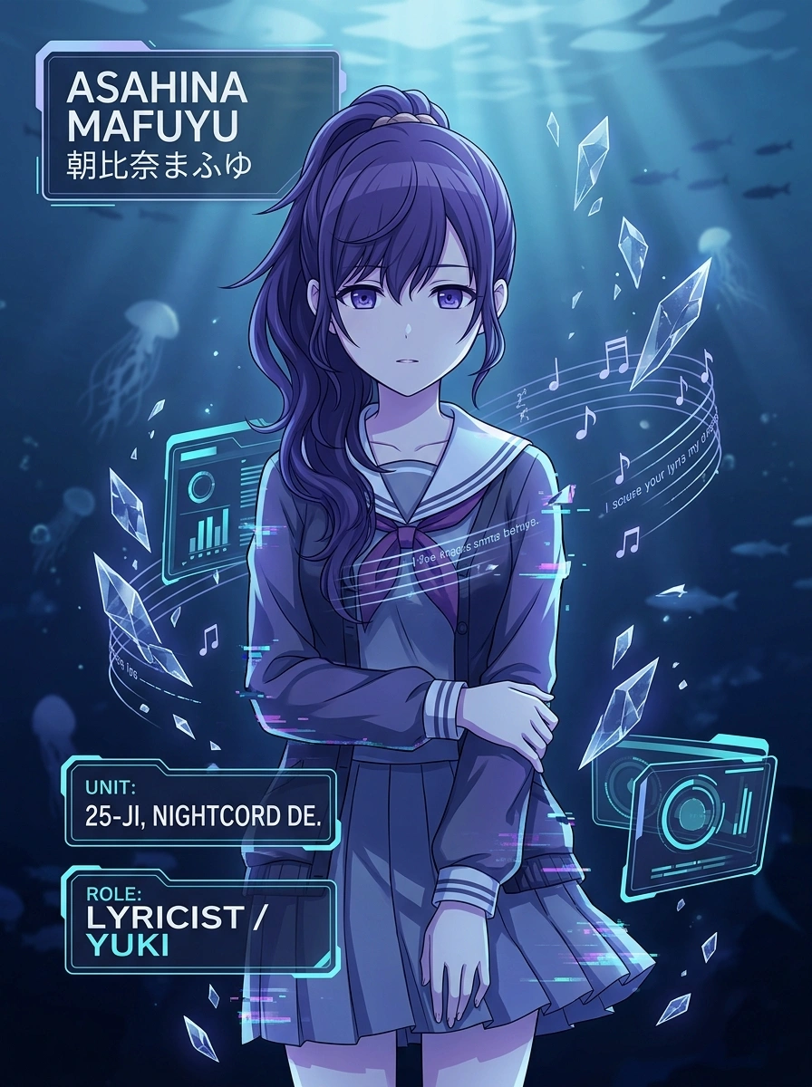 【プロセカ】朝比奈まふゆの公式設定・声優(CV)・毒親問題と代表曲図鑑の重要ポイント図解まとめ