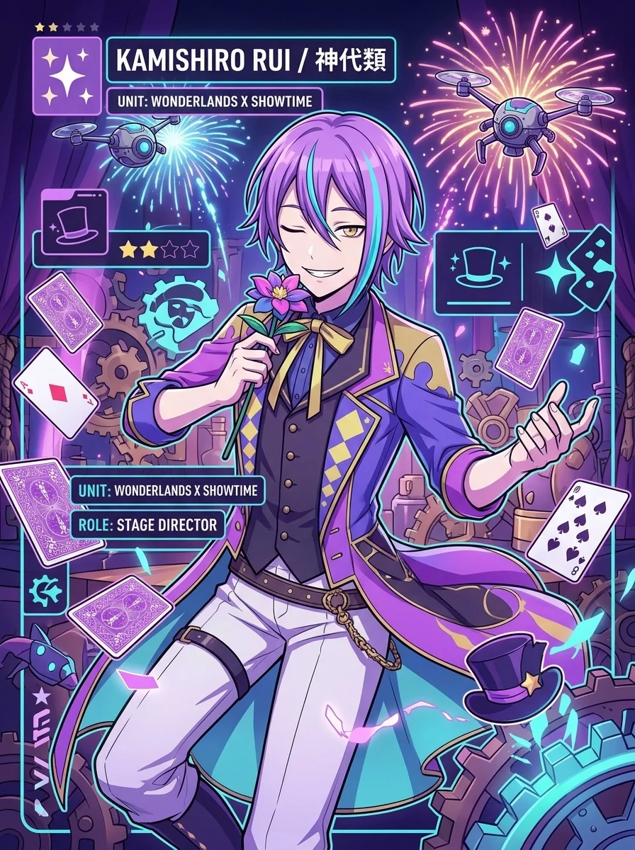 【プロセカ】神代類の公式プロフィール・声優(CV)と魅力！天才演出家の過去とワンダショの絆の重要ポイント図解まとめ