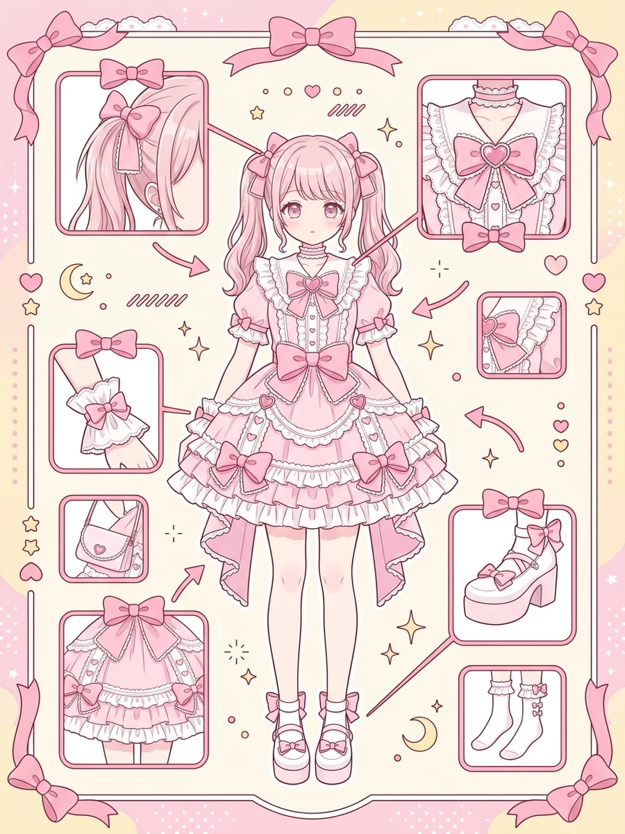 夢展望（DearMyLove）量産型参戦服スタイル図解