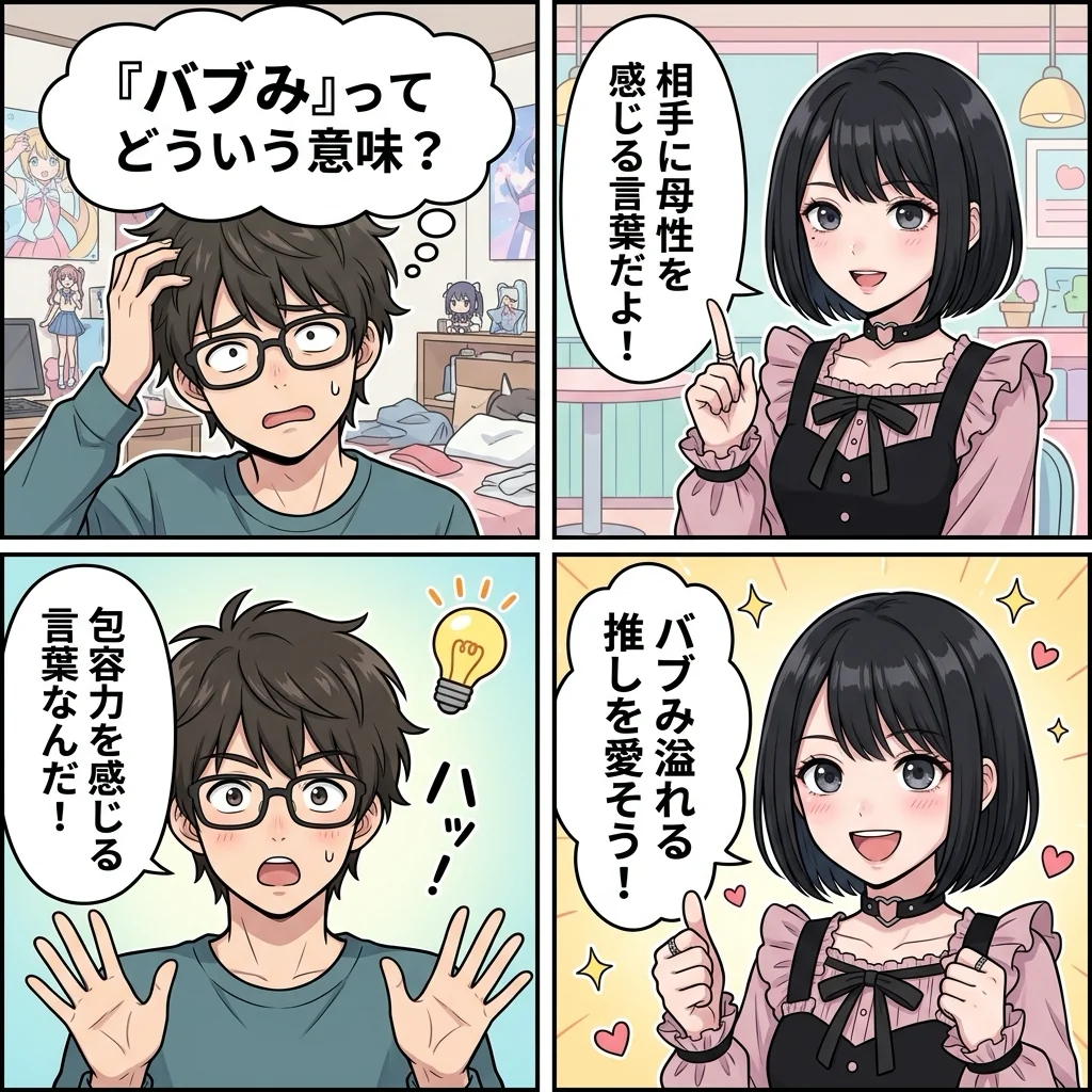 4コマ漫画バブみ意味