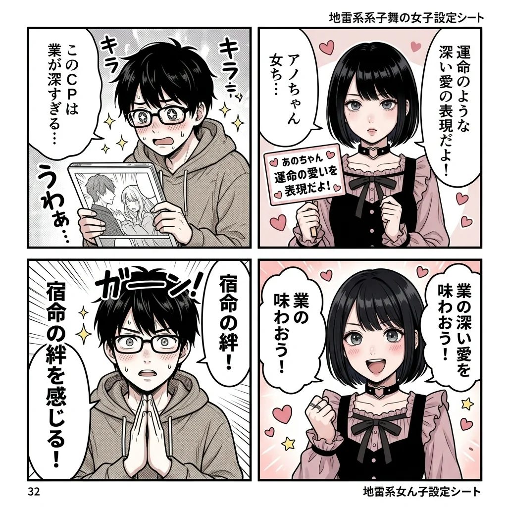 DD 誰でも大好き 意味 4コマ漫画