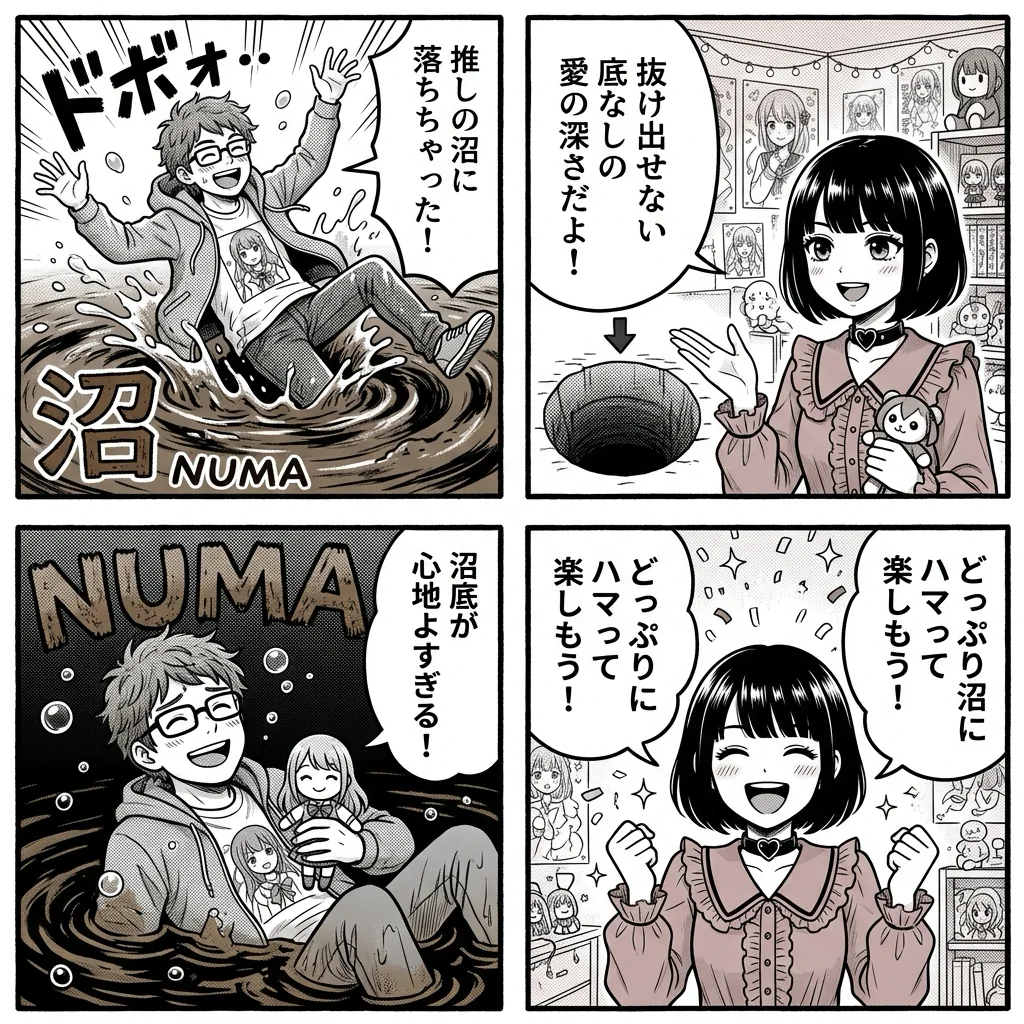 激重感情 4コマ漫画